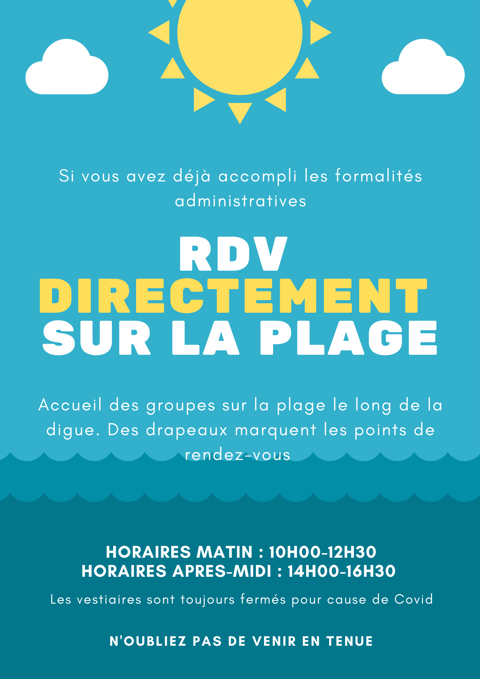 Accueil plage Contexte covid au LYC