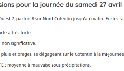 Annulations de séances 27/04