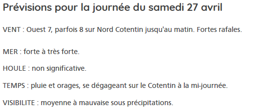 Annulations de séances 27/04